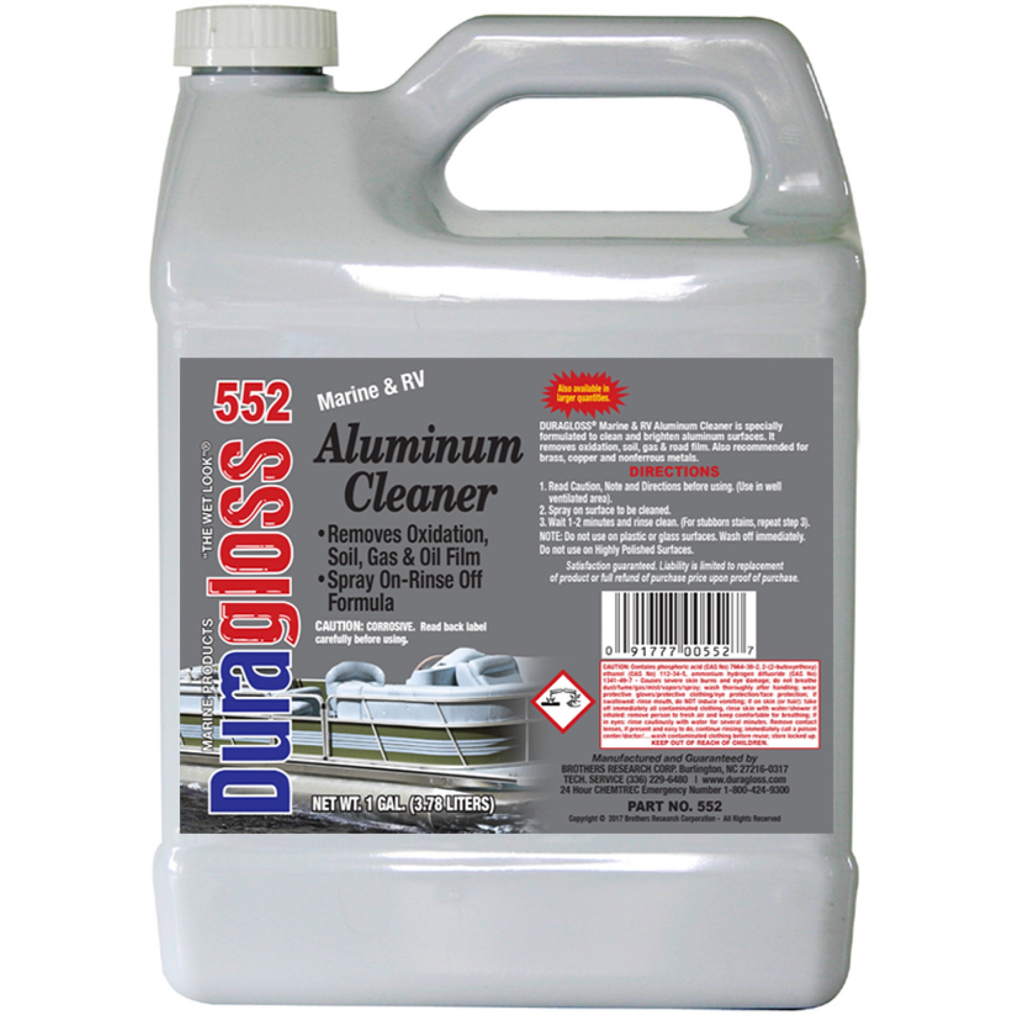 1 Gallon - Marine & RV Aluminum Cleaner and Brightener.